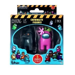 Set figurine blister, among us, negru si mov, 2 buc