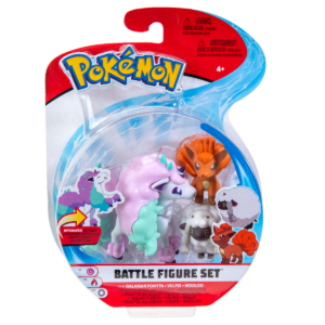 Set figurine blister, pokemon, galarian ponyta & vulpix & wooloo, 3buc