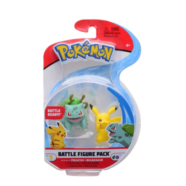 Set figurine blister, pokemon, pikachu & bulbasaur, 2buc