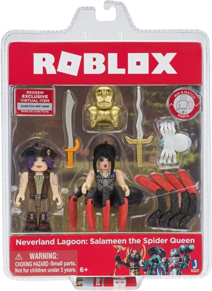 Set figurine blister roblox neverland lagoon salameen the spider queen 2buc