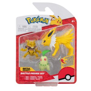 Set figurine de actiune, pokemon, chikorita & abra & abso, 3buc