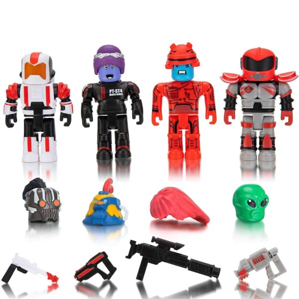 Set figurine interschimbabile blister, roblox, star comando, 4buc