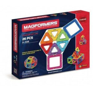 Set magnetic de construit- magformers, 26 piese