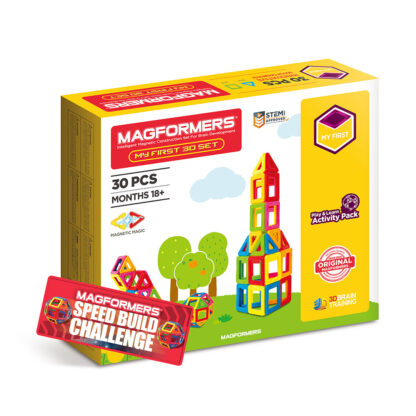 Set magnetic de construit set de baza magformers 30 piese