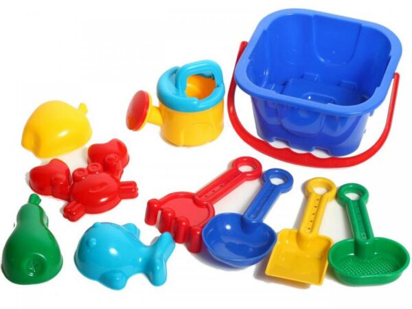 Set pentru nisip cu 10 accesorii
