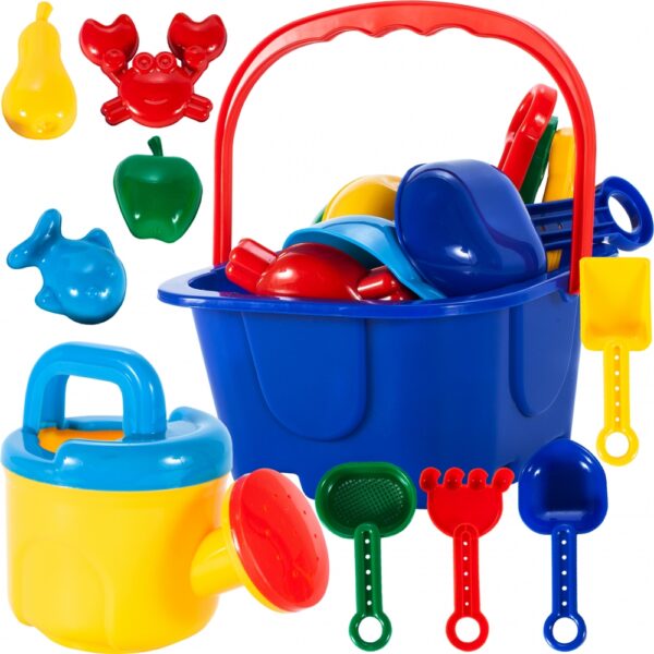 Set pentru nisip cu 10 accesorii - imagine 8