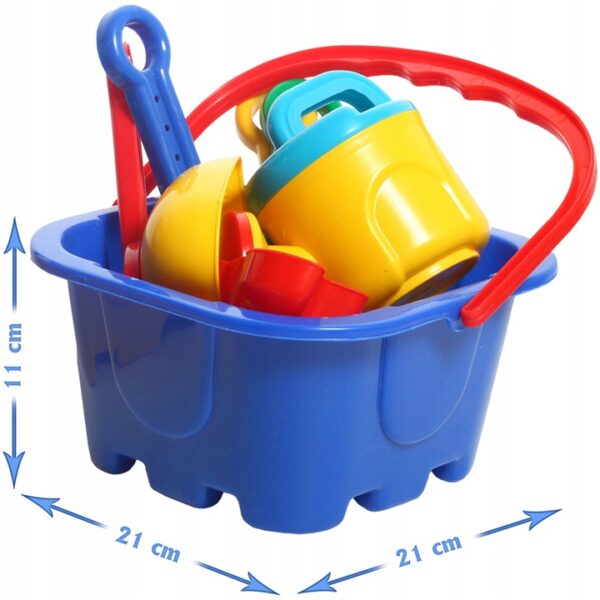 Set pentru nisip cu 10 accesorii - imagine 6