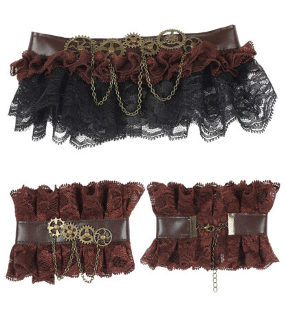 Set steampunk colier si mansete