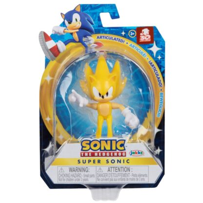 Sonic 30 de ani editie aniversara figurina 6 cm seria 4 super sonic