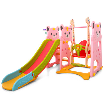 Spatiu de joaca 3 in 1 Nichiduta Little Bear Pink 284843 1