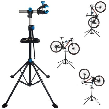 Stand reparatii bicicleta pliabil inaltime ajustabila rotire 360 grade