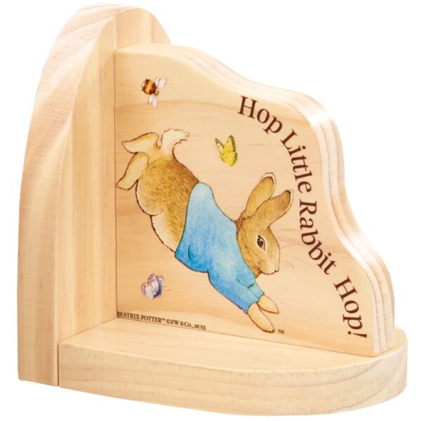 Suport din lemn pentru carti peter rabbit