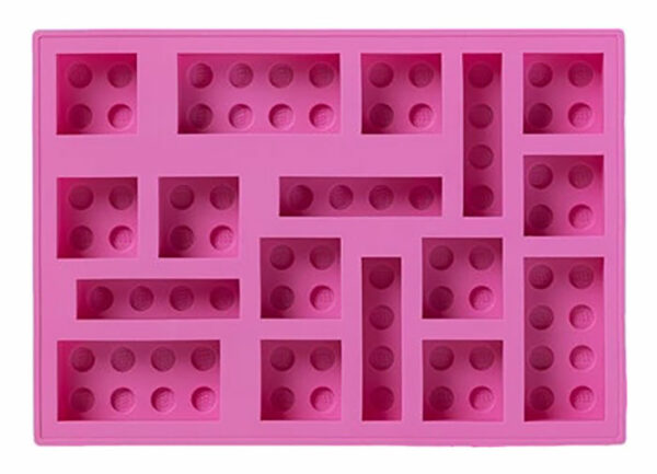 Tava cuburi de gheata lego roz