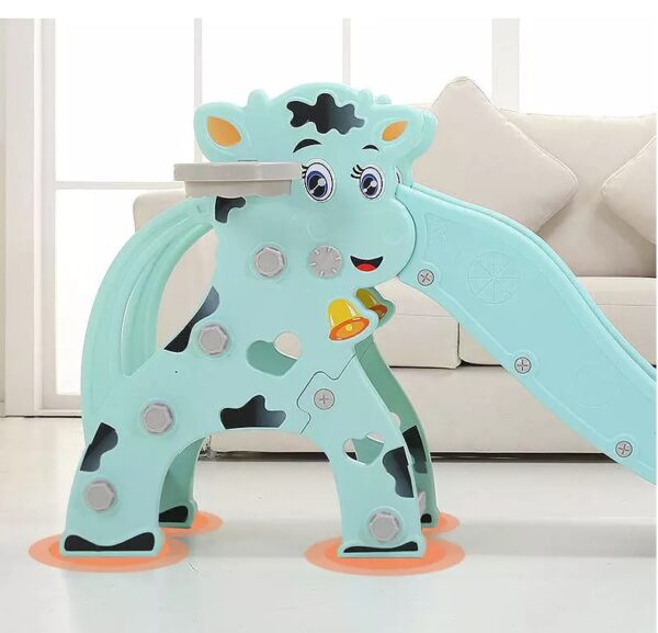 Tobogan Nichiduta 2in1 cu cos de baschet Little Calf Mint - imagine 4