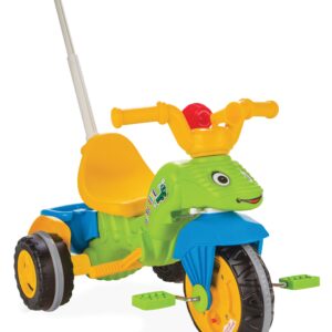 Tricicleta cu maner parental pilsan caterpillar verde
