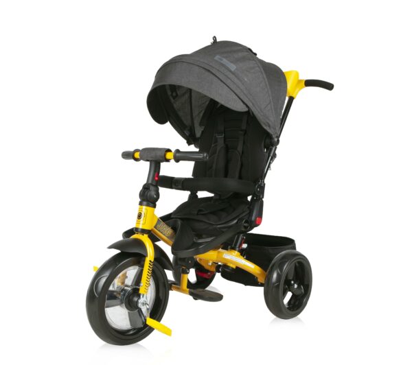 Tricicleta jaguar eva wheels, black & yellow
