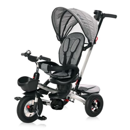 Tricicleta pentru copii zippy air control parental 12 36 luni graphite