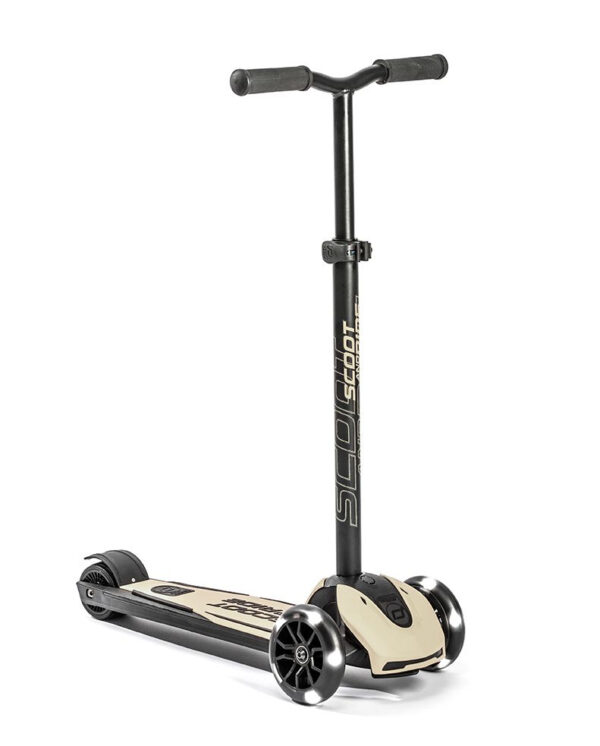 Trotineta copii pliabila, reglabila, roti luminoase, highwaykick 5 led ash, 5 ani +, pana la 80 kg, scoot ride