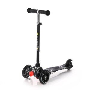 Trotineta pentru copii mini, black flash