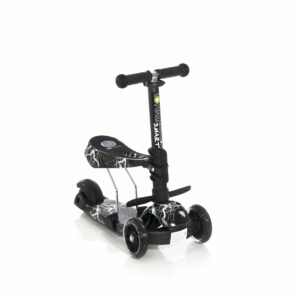 Trotineta pentru copii smart, black flash
