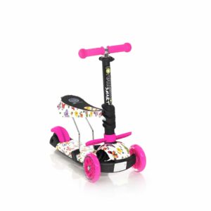 Trotineta pentru copii smart, pink butterfly