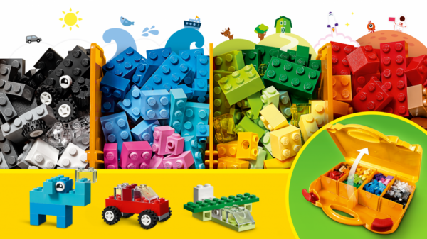 Valiza creativa, LEGO 10713