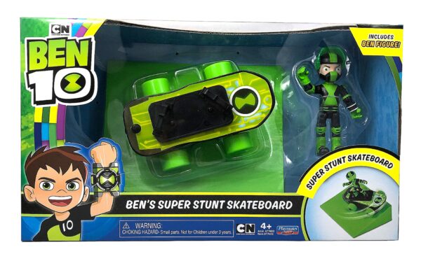 Vehicul extraterestru cu figurina, ben 10, ben's skateboard