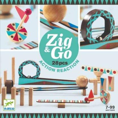 Zig go djeco set de constructie trasee 28 piese