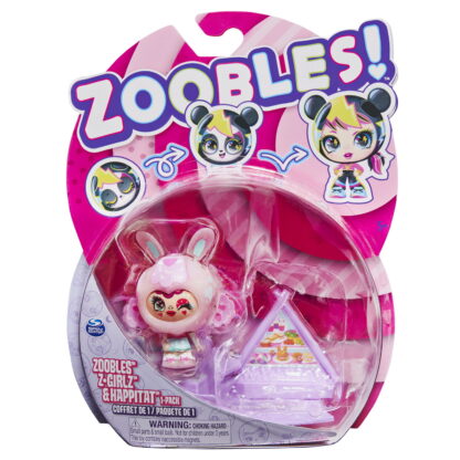 Zoobles z girlz figurina de transformare fetita iepuras