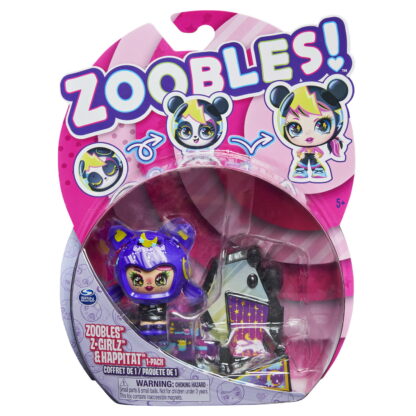 Zoobles z girlz figurina de transformare fetita pisicuta