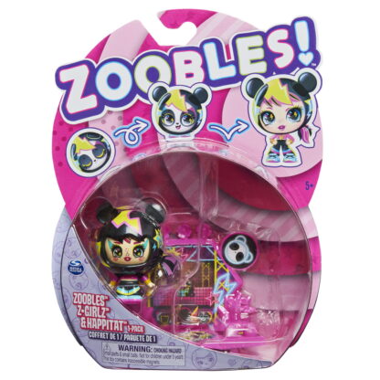 Zoobles z girlz figurina de transformare fetita ursulet panda