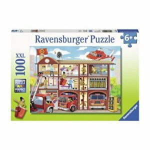 Puzzle Pompieri salvatori, 100 piese