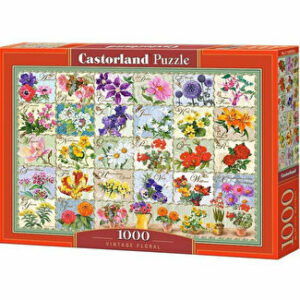 Puzzle Vintage Floral, 1000 piese