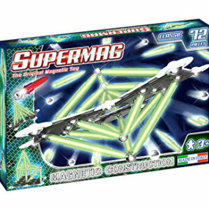 Supermag Classic Glow - Set constructie 72 piese
