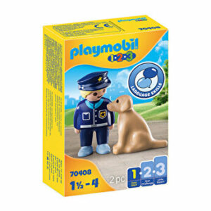 Playmobil 1.2.3, Politist cu catel