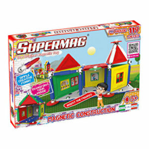 Supermag My House - Set constructie magnetic, 119 piese