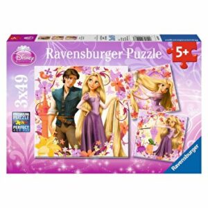 Puzzle 3 in 1 - Rapunzel, 147 piese