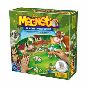 Joc magnetic Sa construim scene - Animale domestice si salbatice