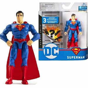 Figurina articulata Superman 10 cm, cu accesorii
