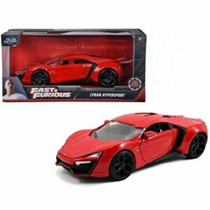 Masinuta metalica Fast and Furious Lykan Hypersport scara 1:24