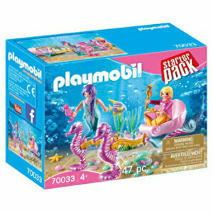 Playmobil Magic, Mermaids world - Set trasura cu caluti de mare