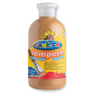 Acuarele Tempera lavabile, Carioca, 500 ml, bej
