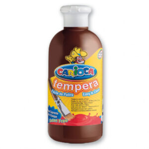 Acuarele Tempera lavabile, Carioca, 500 ml, maro