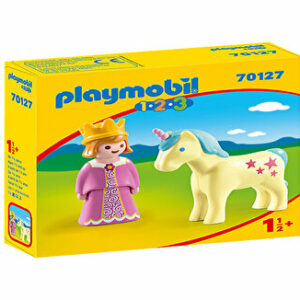 Playmobil 1.2.3 - Printesa Cu Unicorn