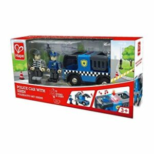 Masina de politie cu sirena