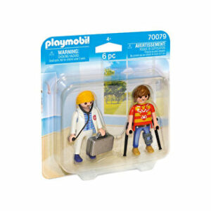 Playmobil City Life, Kid's Clinic - Set 2 figurine, doctor si pacient