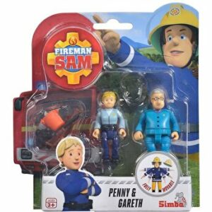 Set figurine Pompierul Sam - Penny si Gareth, 7.5 cm