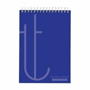 Bloc Notes, Trendy blue, cu spira, A4, 70 file, dictando