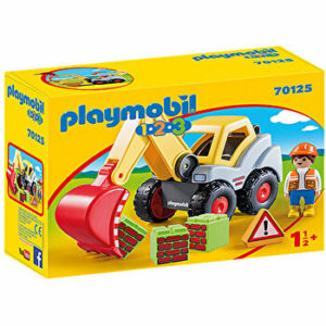Playmobil 1.2.3 - Excavator Cu Brat Mobil
