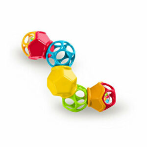 Bright Starts - Jucarie Clicky Twister Easy-Grasp Rattle Oball